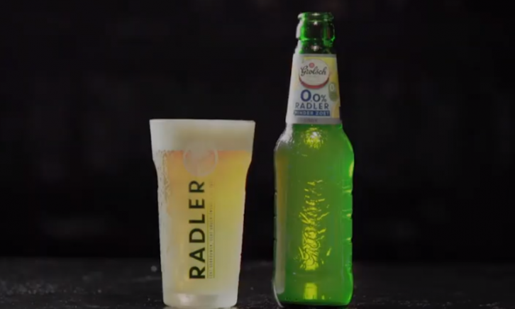 Grolsch 0.0% Radler Minder Zoet glas en flesje Grolsch 0.0% Radler Minder Zoet glas en flesje